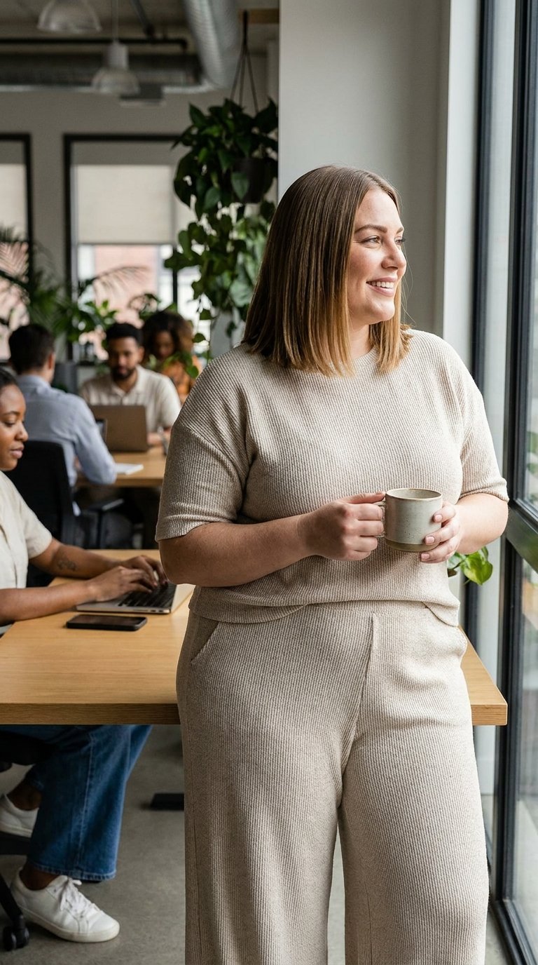 12 Summer Office Outfits for Plus Size Women That Actually Keep You Cool