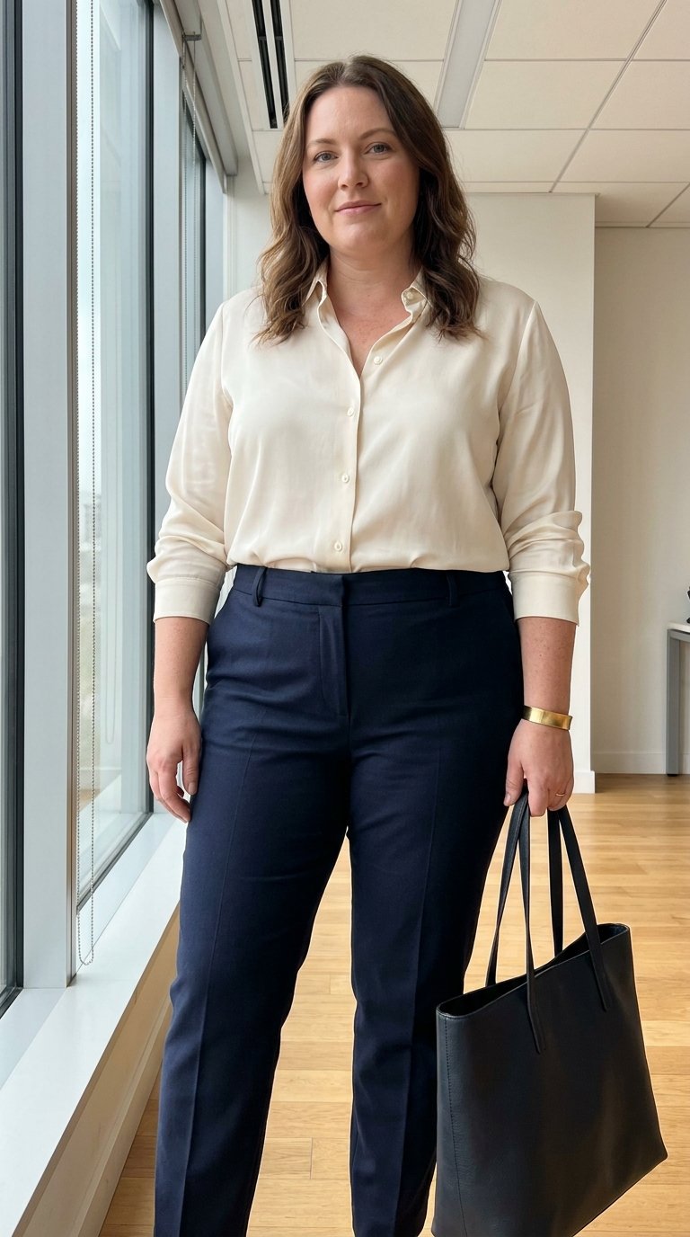 12 Quiet Luxury Office Looks for Plus Size Women That Look Expensive on Any Budget