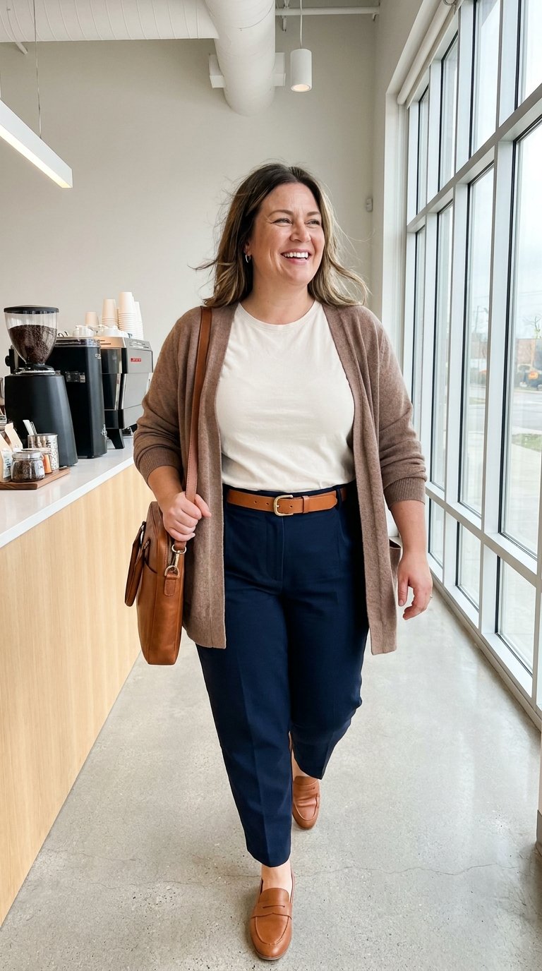 10 Hourglass Plus Size Work Outfits That Let Your Waist Do the Talking