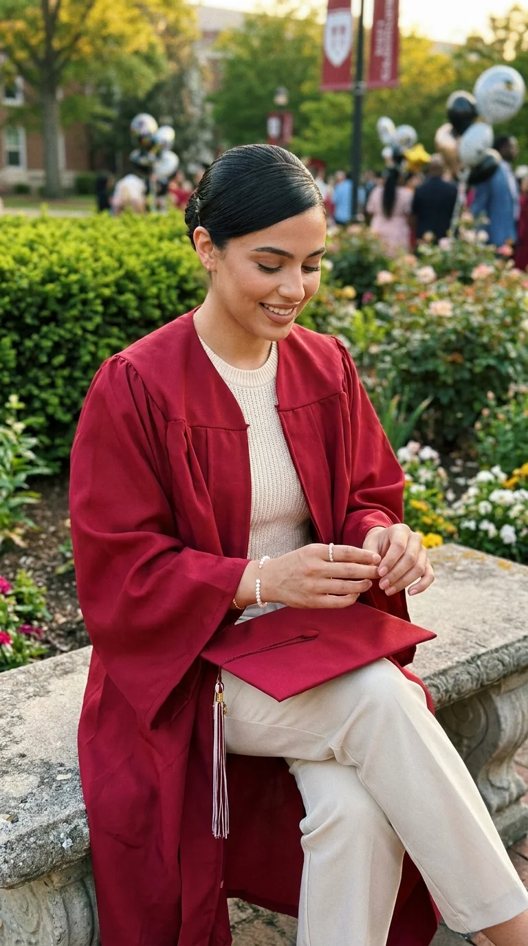 11 Red Cap and Gown Graduation Outfit Ideas That Truly Stand Out