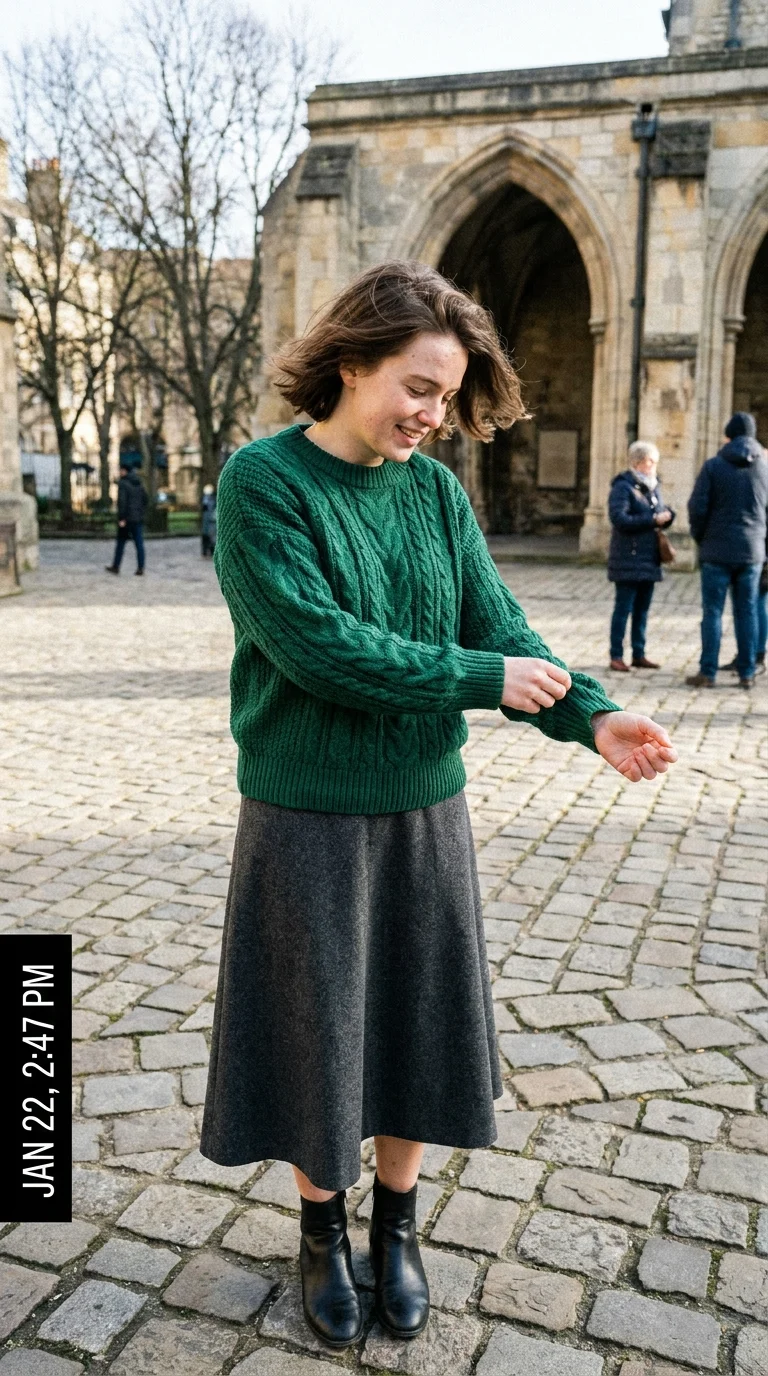 15 Cozy Winter Church Outfit Ideas With Boots and Layers