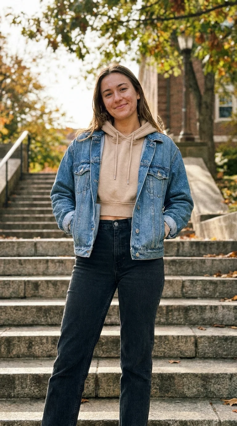 12 University Casual Outfit Ideas for Girls Who Love Comfort and Style