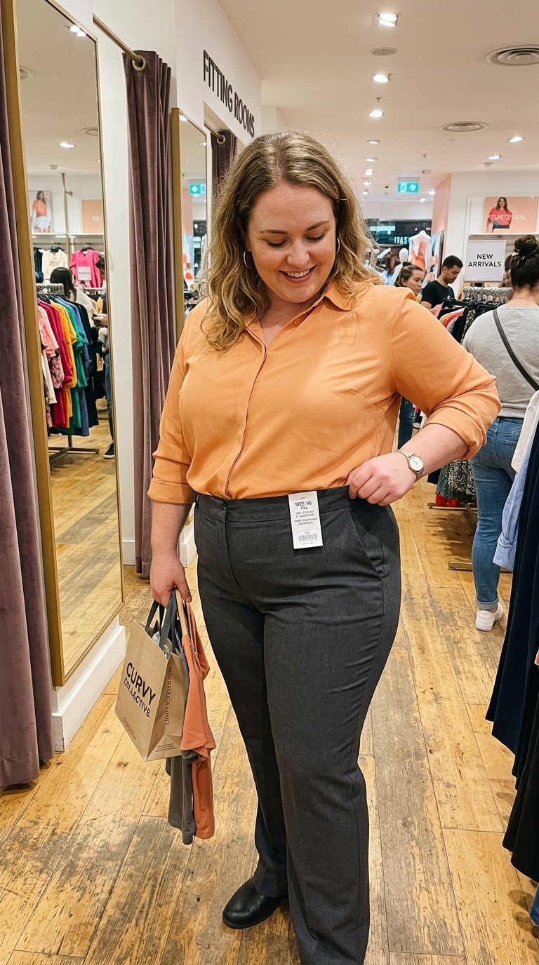 12 Straight Leg Work Pants for Plus Size Women That Fit Right the First Time