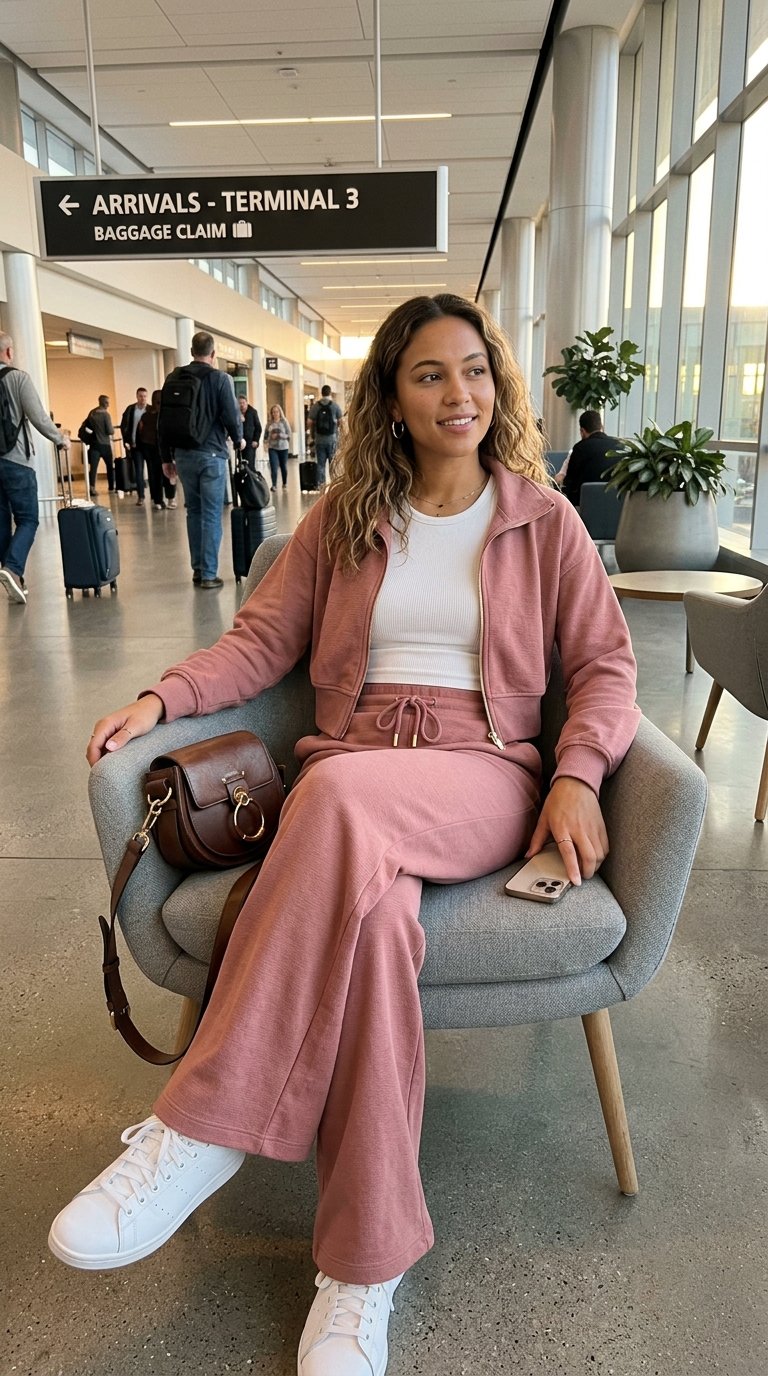 12 Tracksuit Airport Outfits for Celebrity Level Comfort