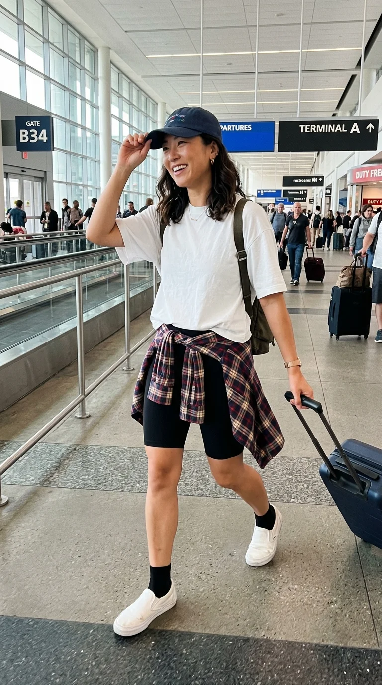 15 Cute Airport Outfits That Feel Easy and Look Put Together