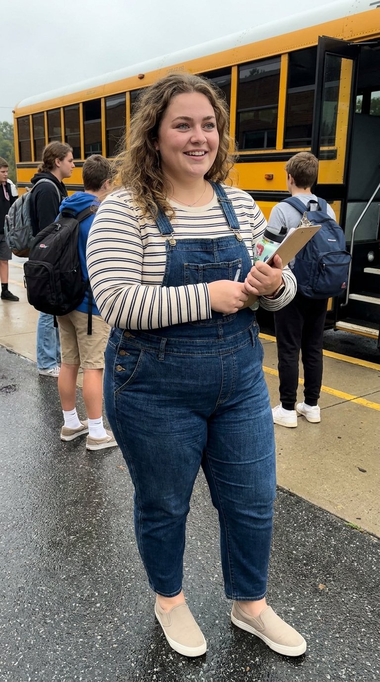 14 Plus Size Mom Outfits for School Pickup That Feel as Good as They Look