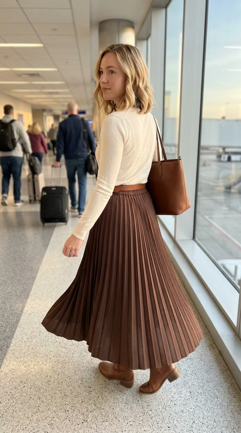 13 Modest Airport Outfits With Full Coverage Style