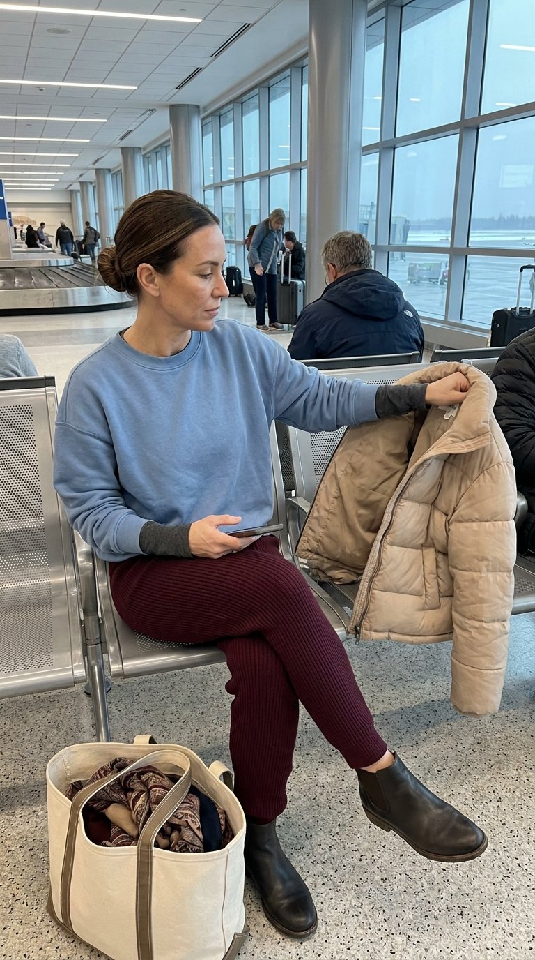 12 Overnight Red Eye Flight Outfits for Landing Refreshed