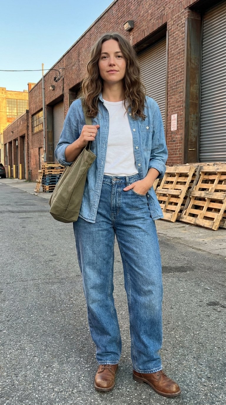 12 Tomboy Baggy Jeans Outfits for Relaxed Cool Style