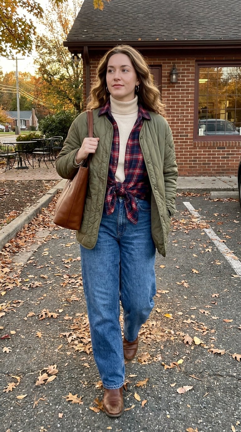 14 Fall Baggy Jeans Outfits for Layered Autumn Style