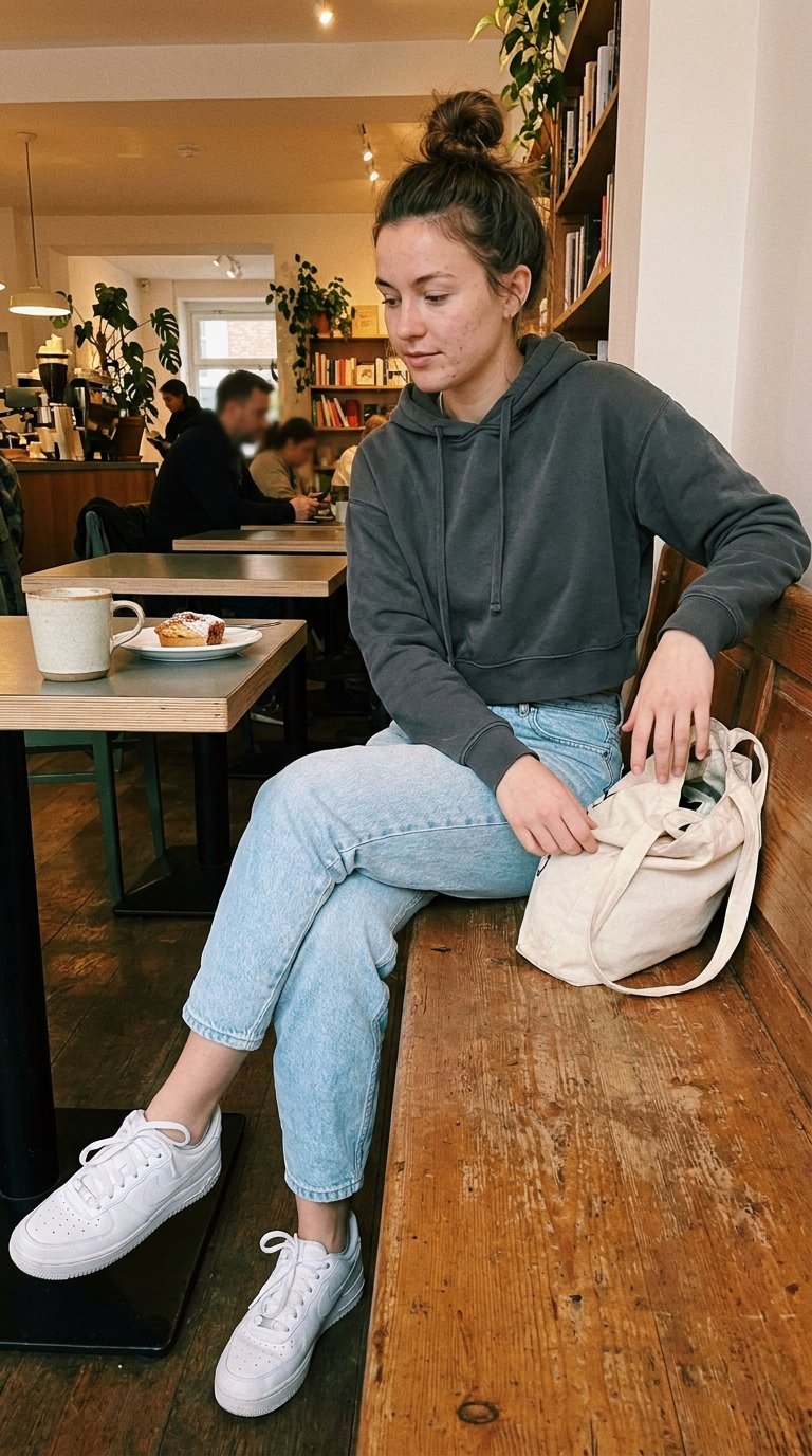 14 Baggy Jeans and Crop Top Outfits for Balanced Proportions