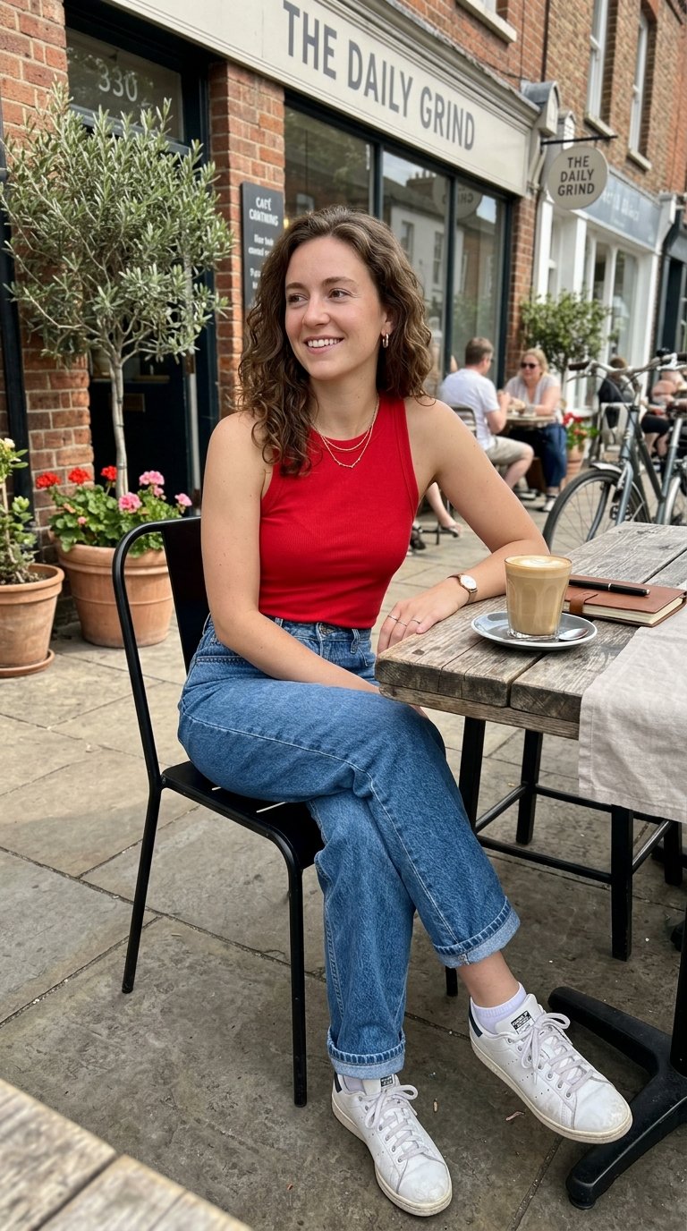 12 Tank Top and Baggy Jeans Outfits for Easy Summer Looks