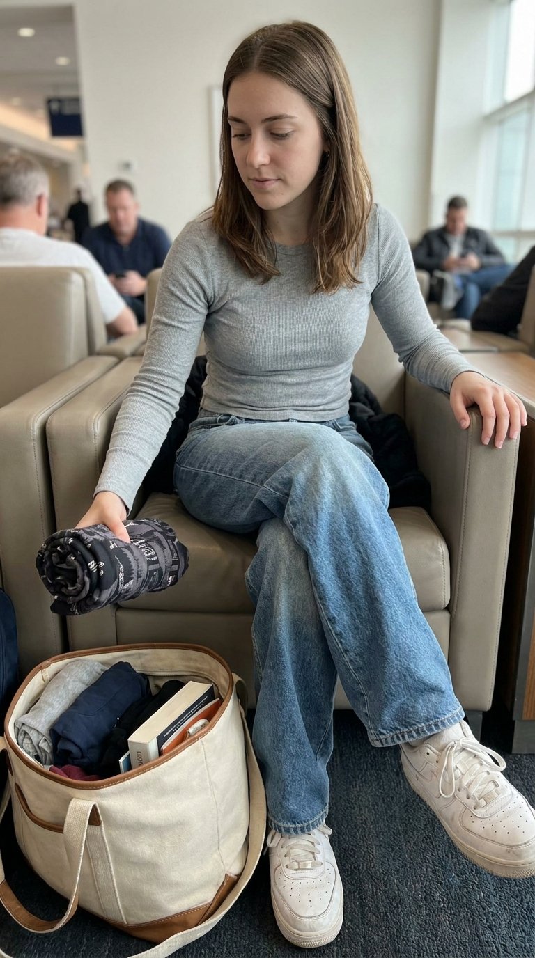 12 Baggy Jeans Travel Outfits for Comfortable Journeys
