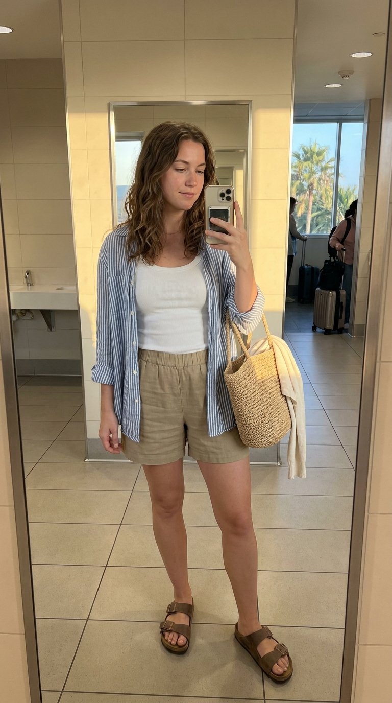 13 Midsize Airport Outfits That Actually Fit Right