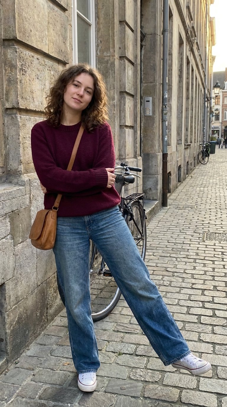 13 Baggy Wide Leg Jeans Outfits for Maximum Drama