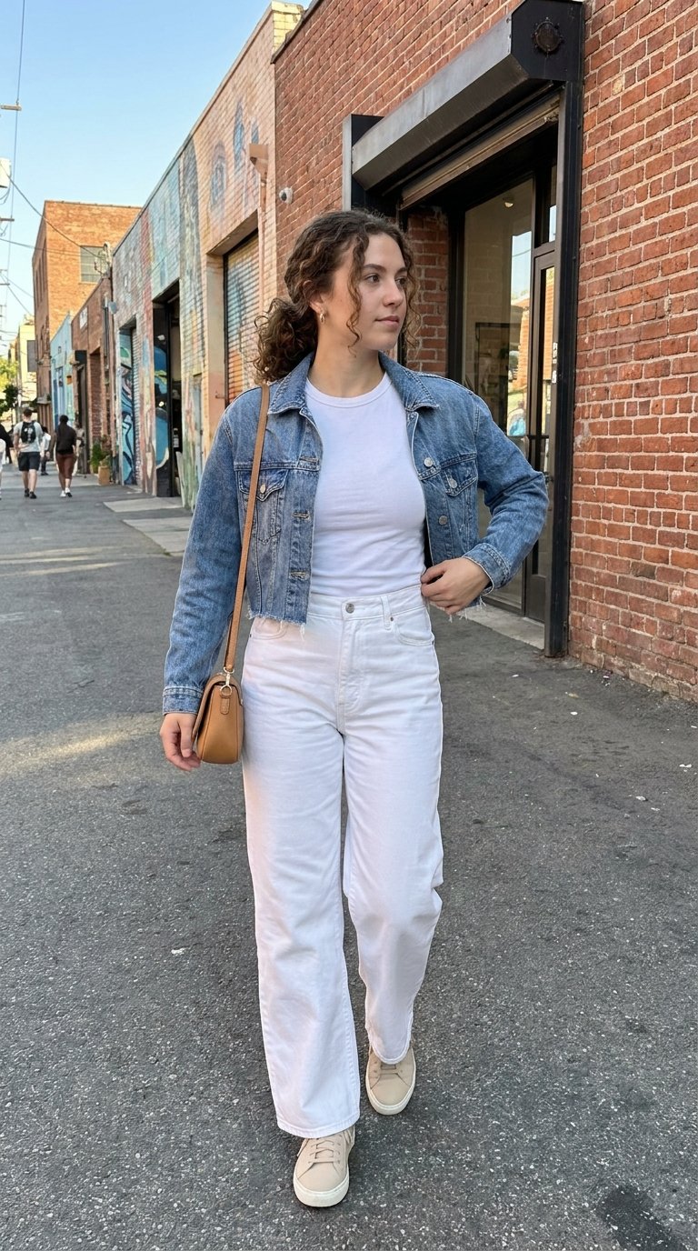 12 White Baggy Jeans Outfits for Clean Crisp Style