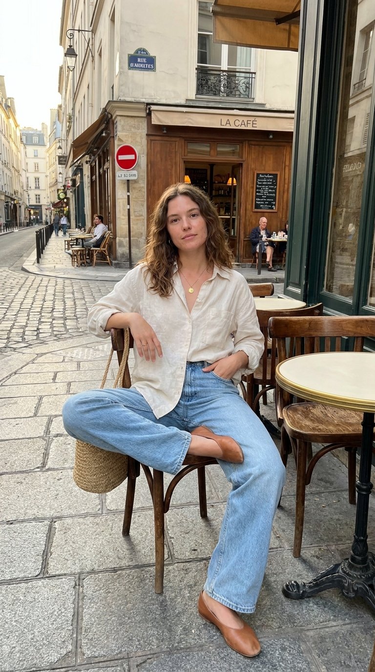 12 Simple Baggy Jeans Outfits Built From Basics