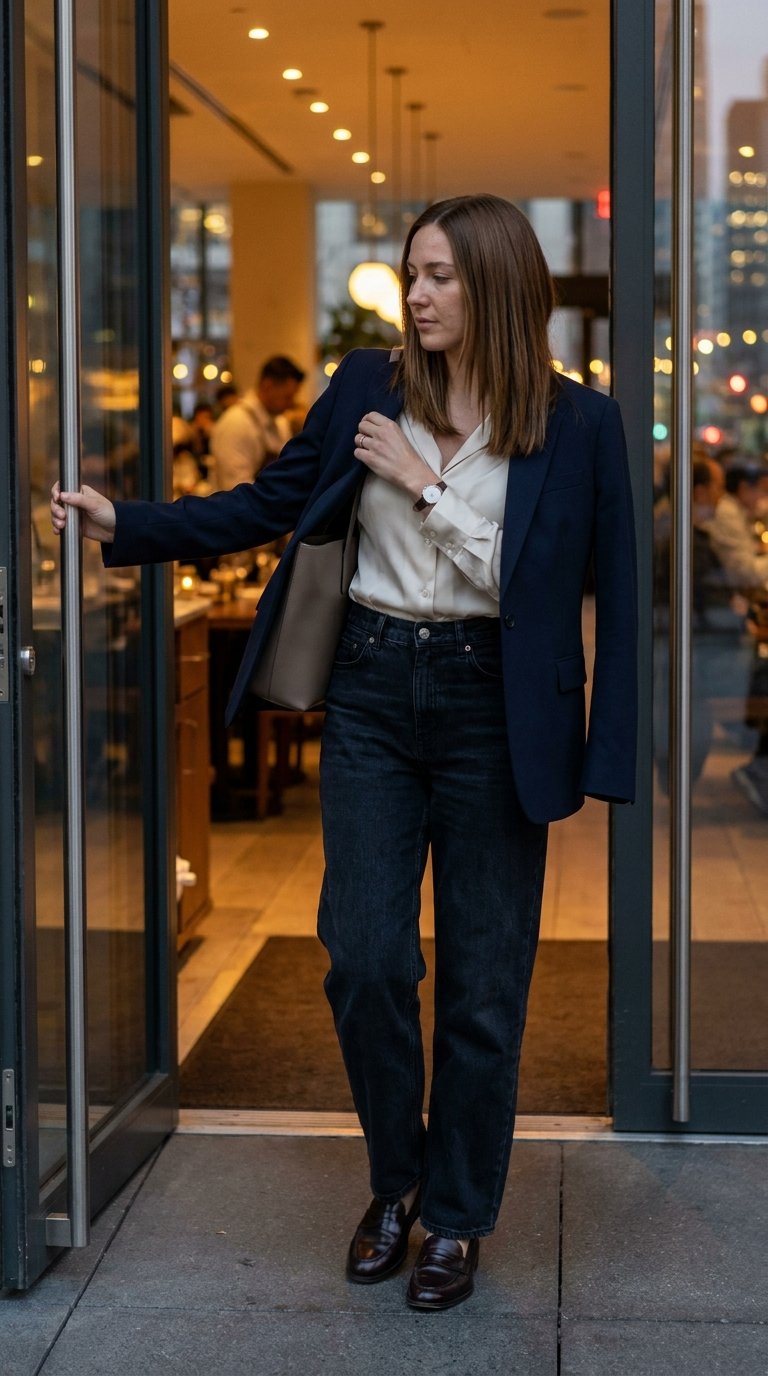 12 Dressy Baggy Jeans Outfits for Semi Formal Moments