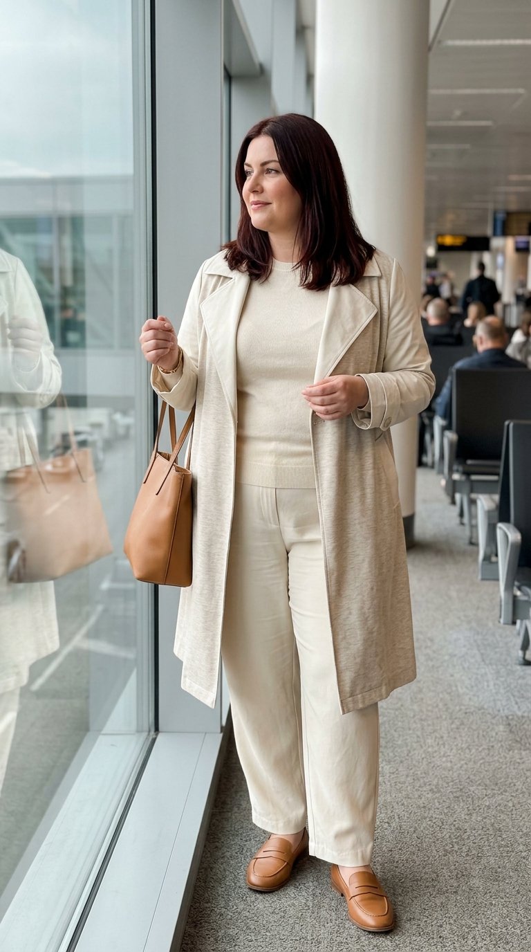 14 Curvy Airport Outfits That Stay Comfortable for Hours