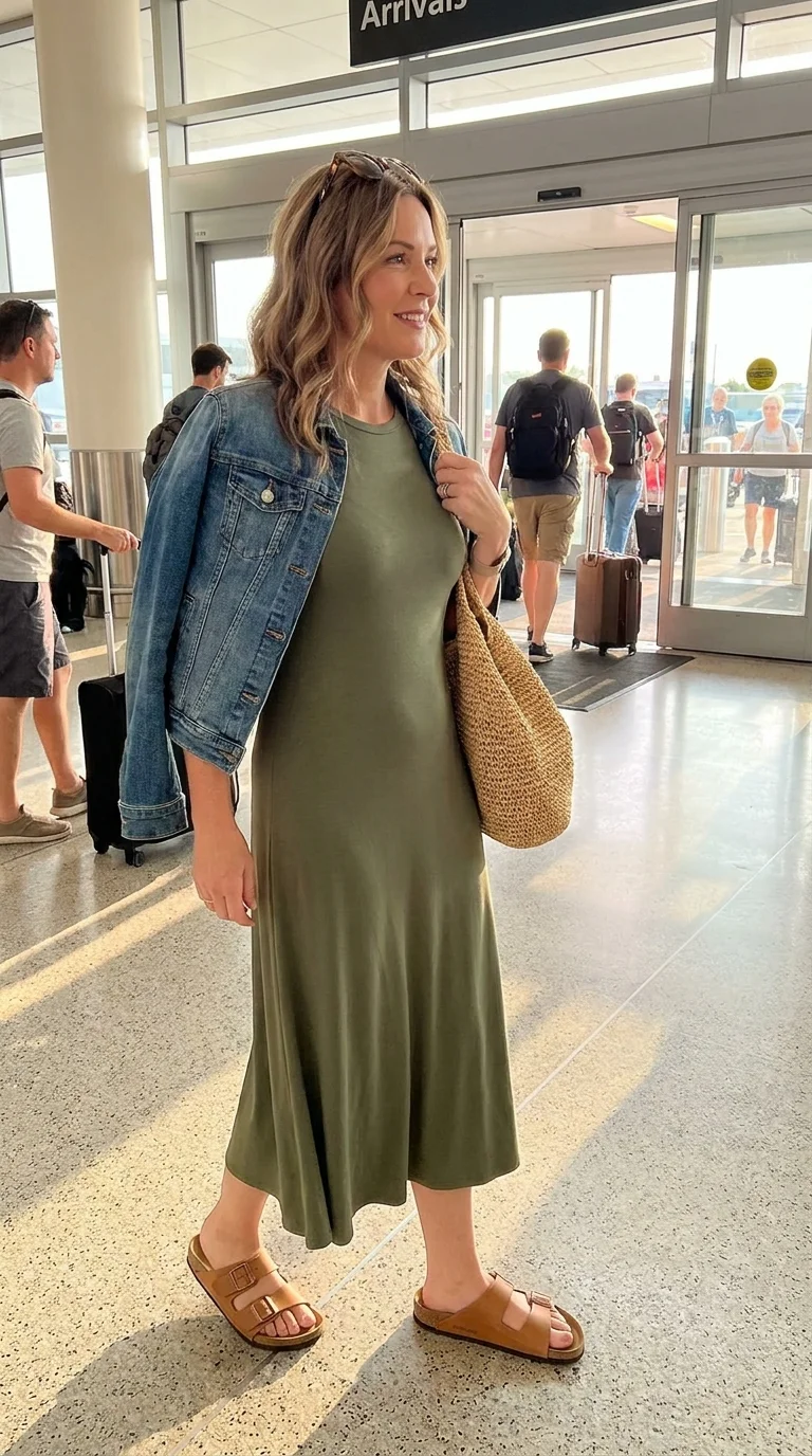 12 Airport Outfits for Women Over 40