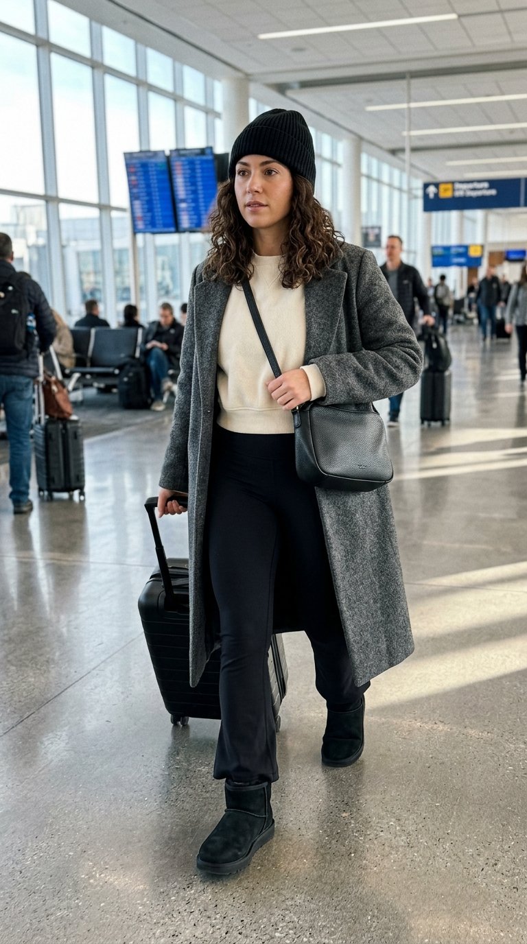 12 Airport Outfits With Boots and How to Get Through Security Fast