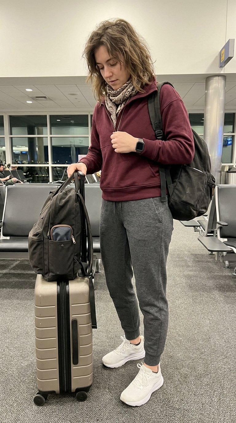 12 Night Flight Airport Outfits for Evening Departures