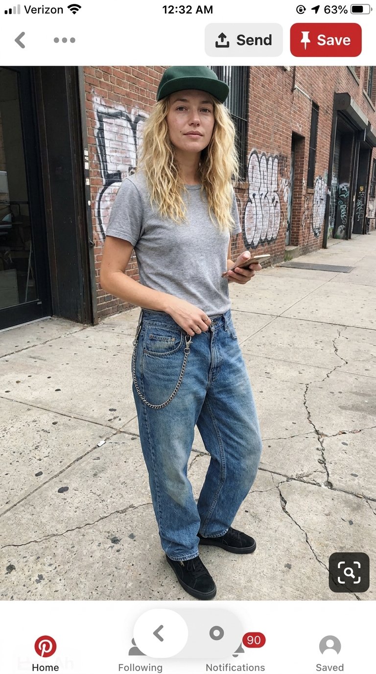12 Super Baggy Jeans Outfits for Bold Oversized Style