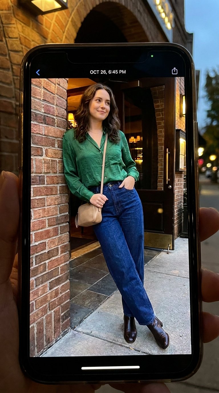 13 Dark Wash Baggy Jeans Outfits That Look Instantly Polished