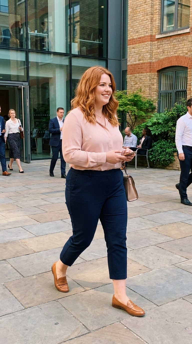 10 Pull-On Work Pants for Plus Size Women That Look Polished All Day