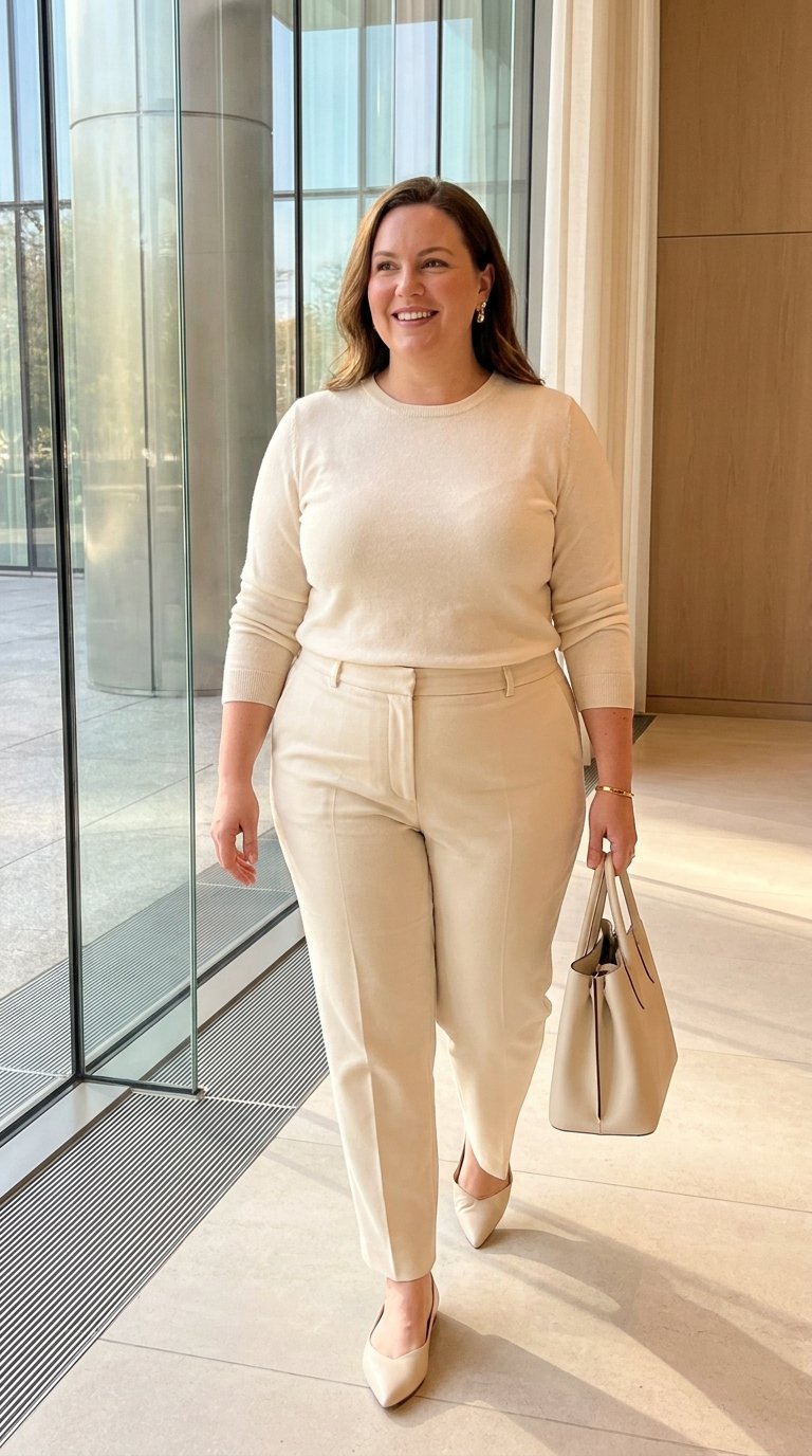 10 Old Money Business Casual Outfits for Plus Size Women That Look Effortlessly Expensive