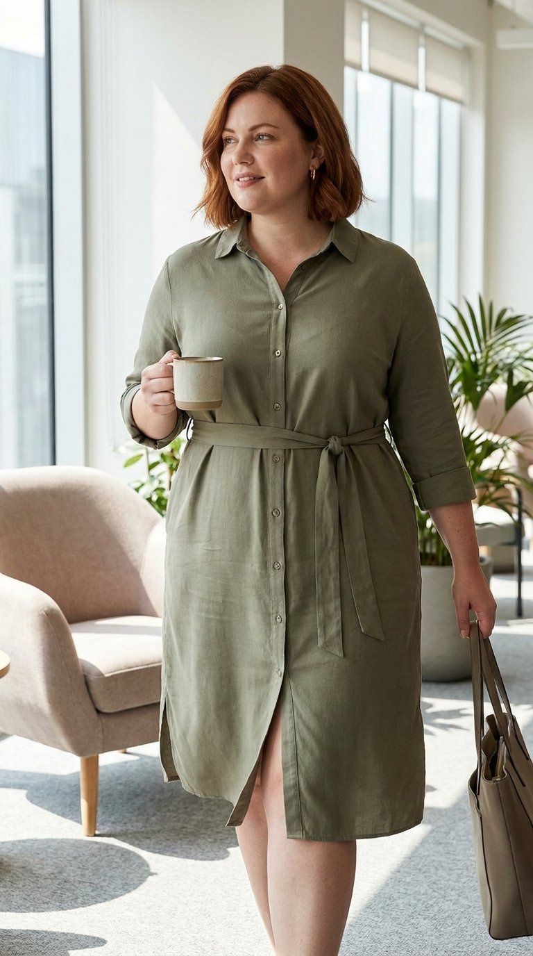 10 Office Outfits That Make Plus Size Women Look Taller (Without Changing a Thing About You)
