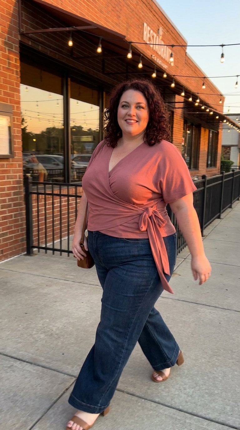 12 High Waisted Jeans Outfits Plus Size Belly Comfort Ideas That Feel Good All Day