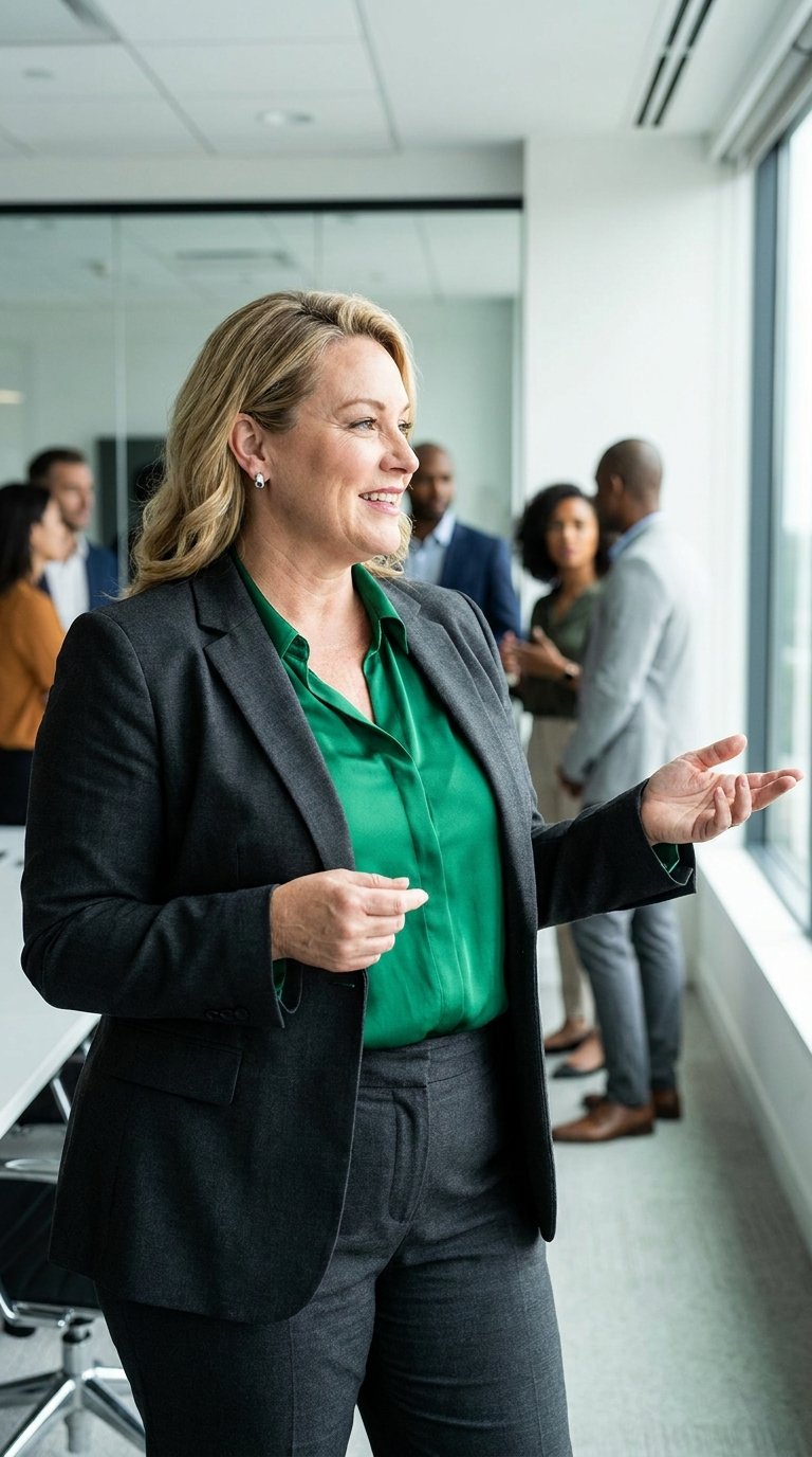10 Work Outfit Color Combinations for Plus Size Women That Always Look Polished