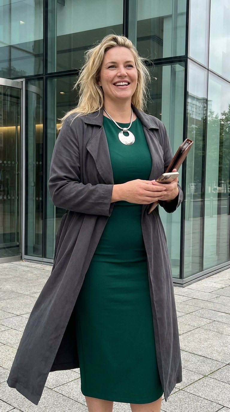 10 Tall Plus Size Work Outfits That Actually Fit Your Height and Your Curves
