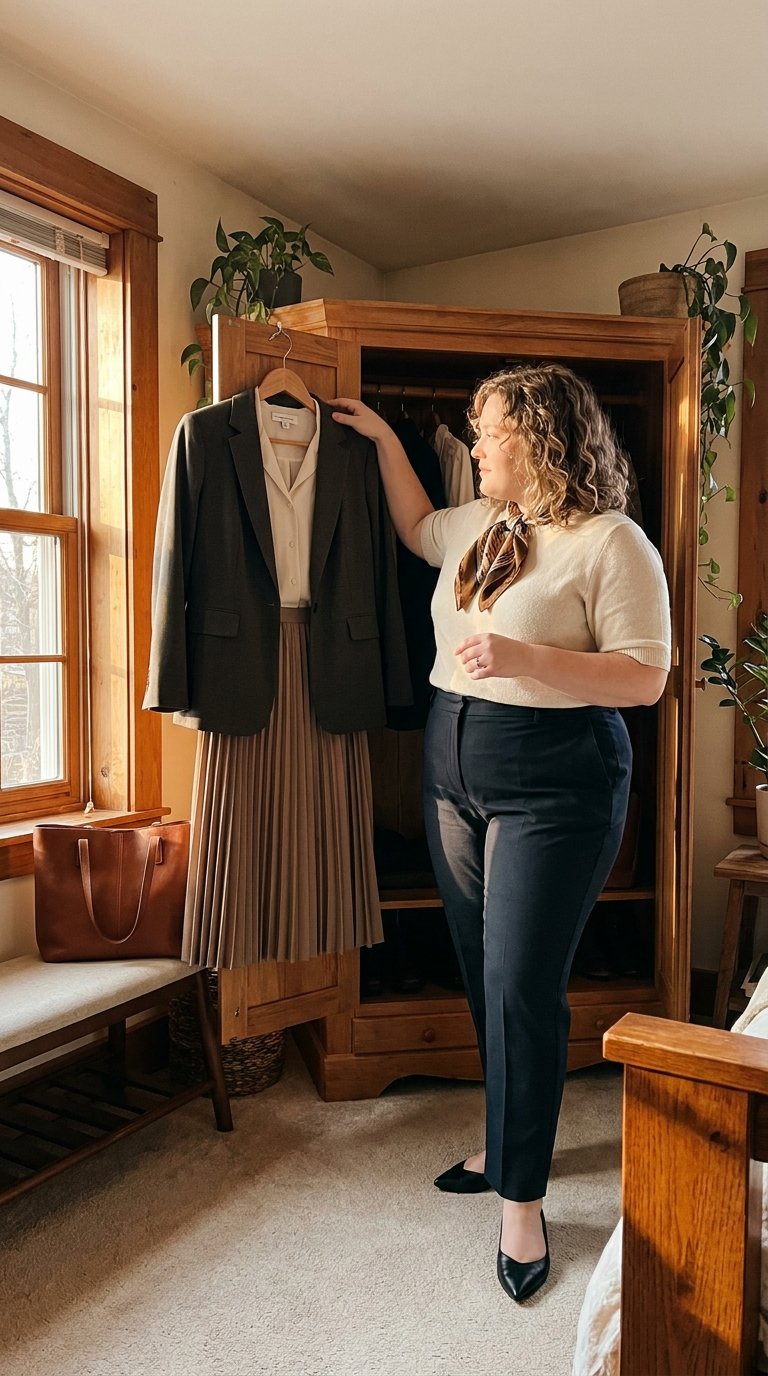 10 Easy Plus Size Office Outfits That Make Getting Dressed Simple