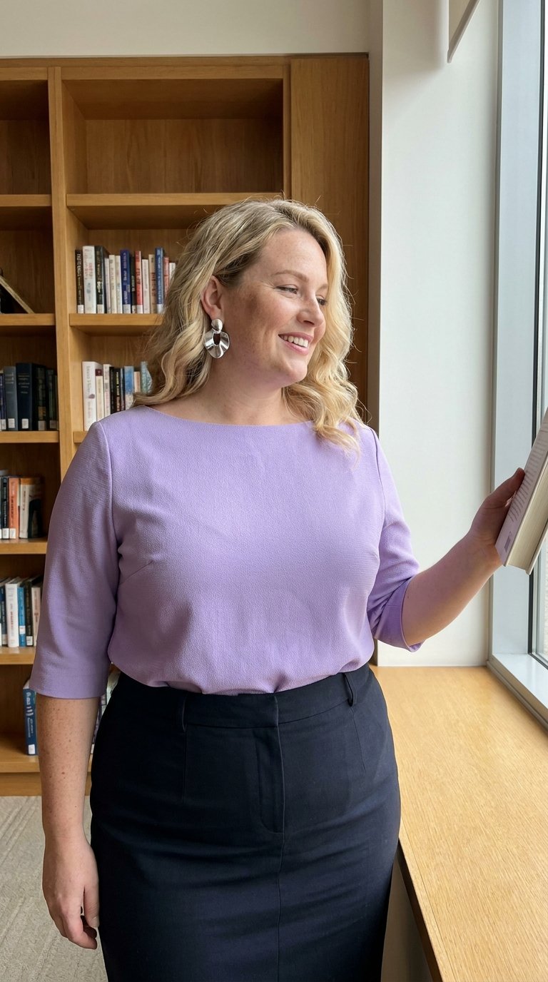 10 Office Outfits for Wide Hips That Look Polished and Put Together