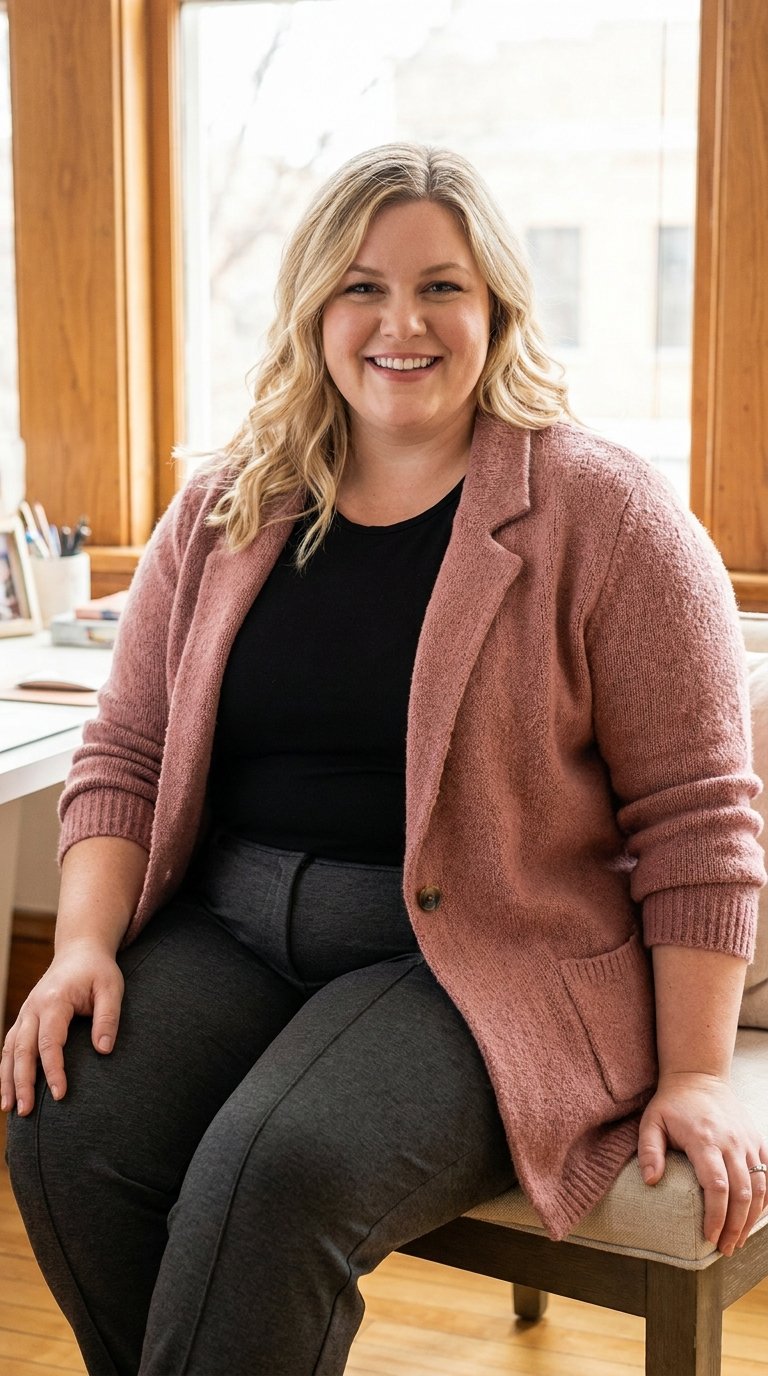 10 Winter Interview Outfits for Plus Size Women That Feel Warm, Polished, and Powerful